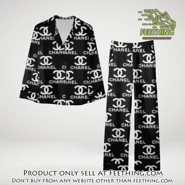 Trending luxury chanel satin pajama set pjs1041 ft5923694
